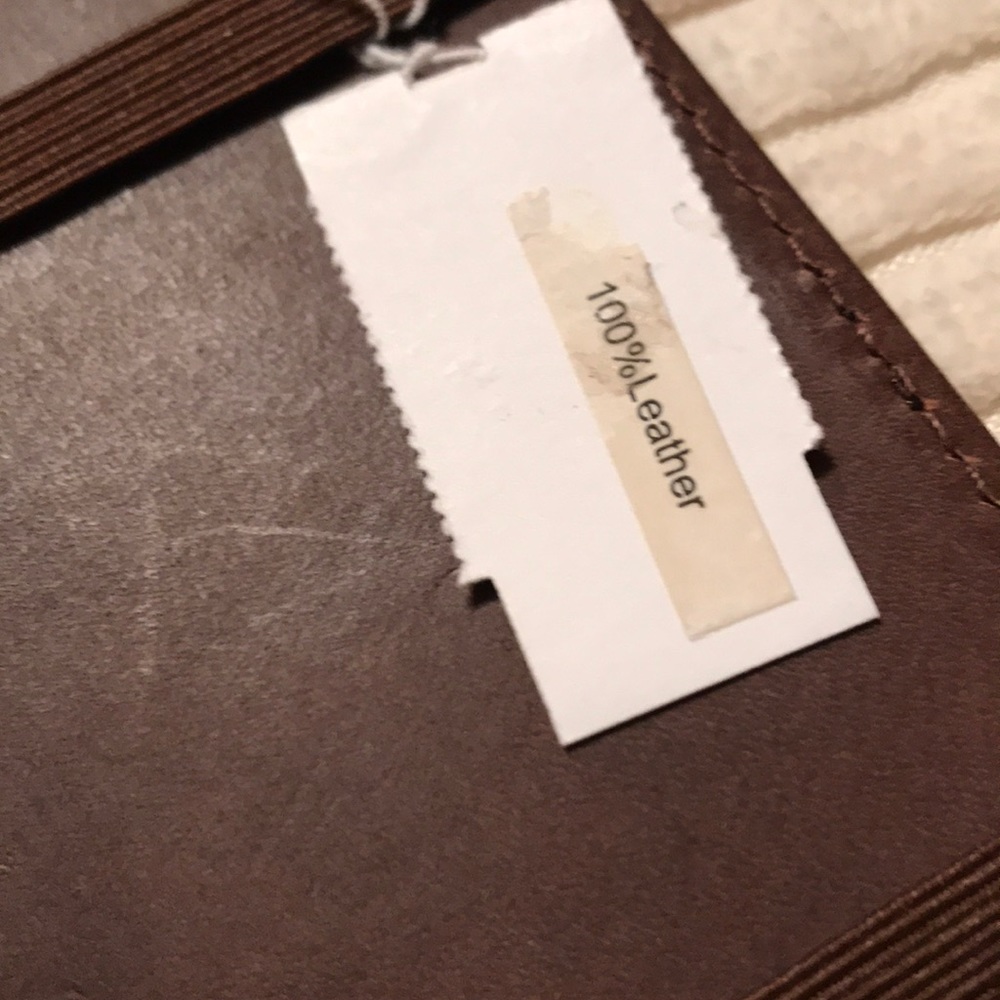 NWT J Crew leather card holder - Picture 5 of 5